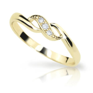 Zlaty prsten s diamantem 2